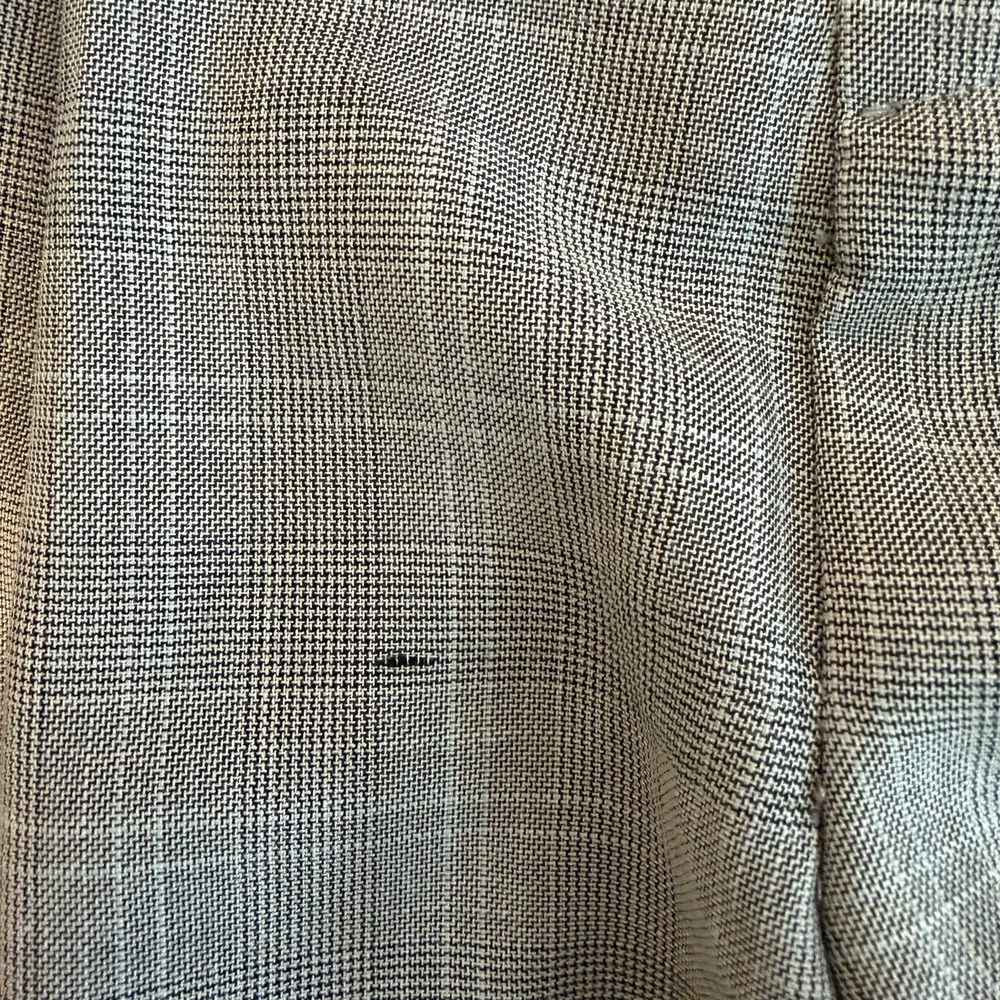 NWT Avery Menswear Trousers Maeve Plaid Grey XS Classic Preppy Career Wide Leg - Picture 13 of 13